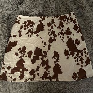 Rue21 Mini Cow Skirt Large